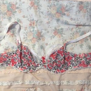 Freya floral unlined 36DDD bra